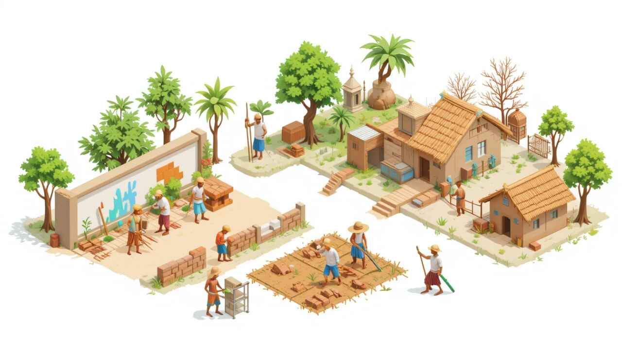 District-wise MGNREGA Data at a Glance