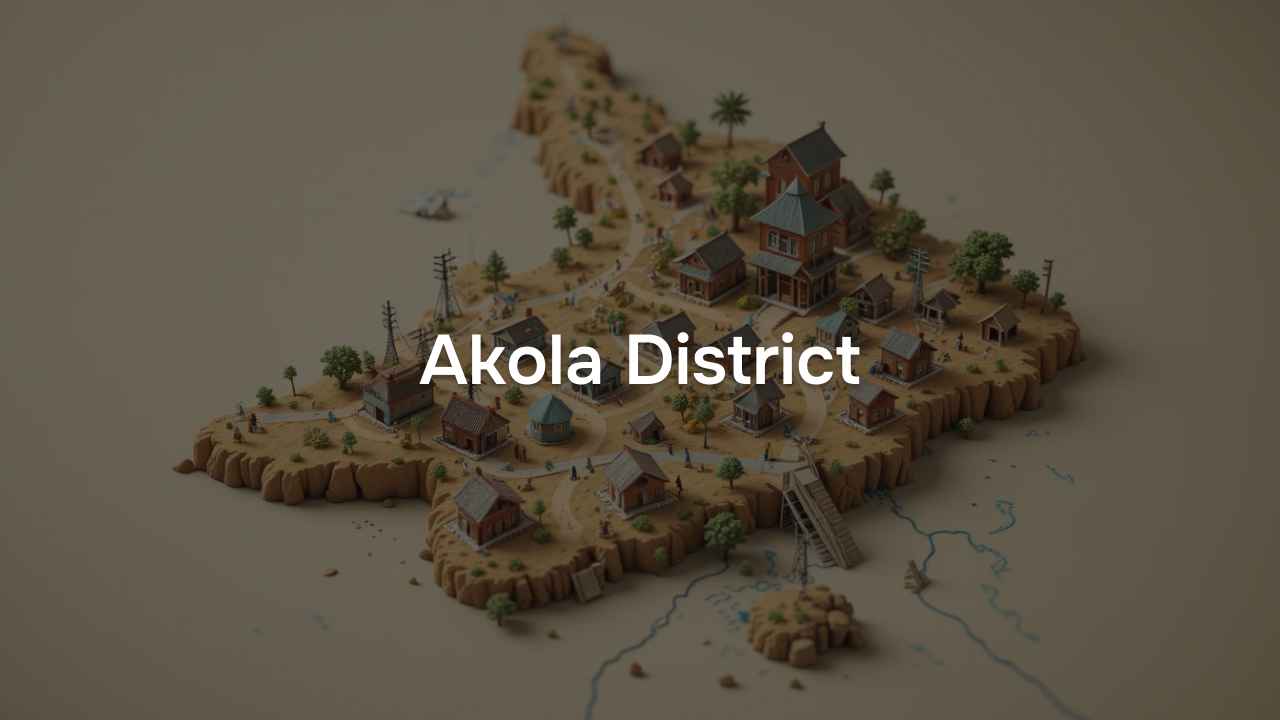 Village Amenities for Akola District of Maharashtra, 2011
