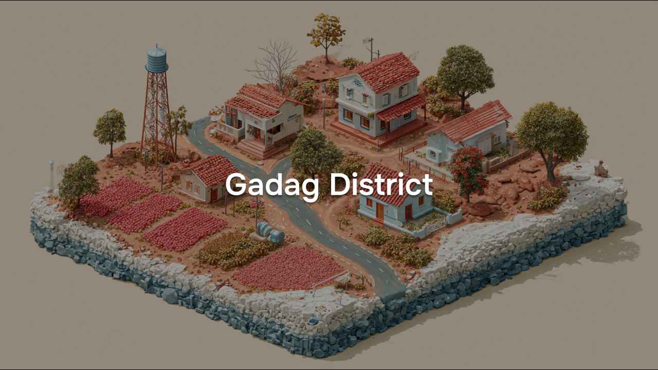 Village Amenities for Gadag District of Karnataka, 2011