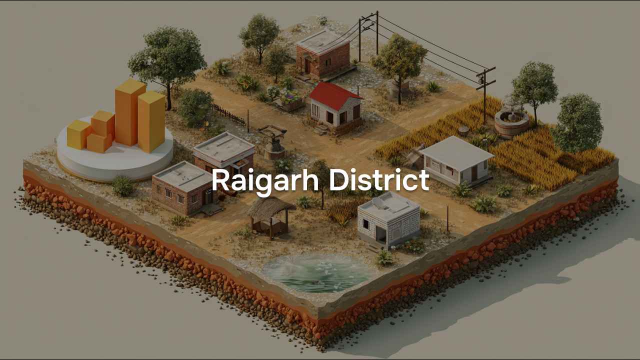 Village Amenities for Raigarh District of Chhattisgarh, 2011