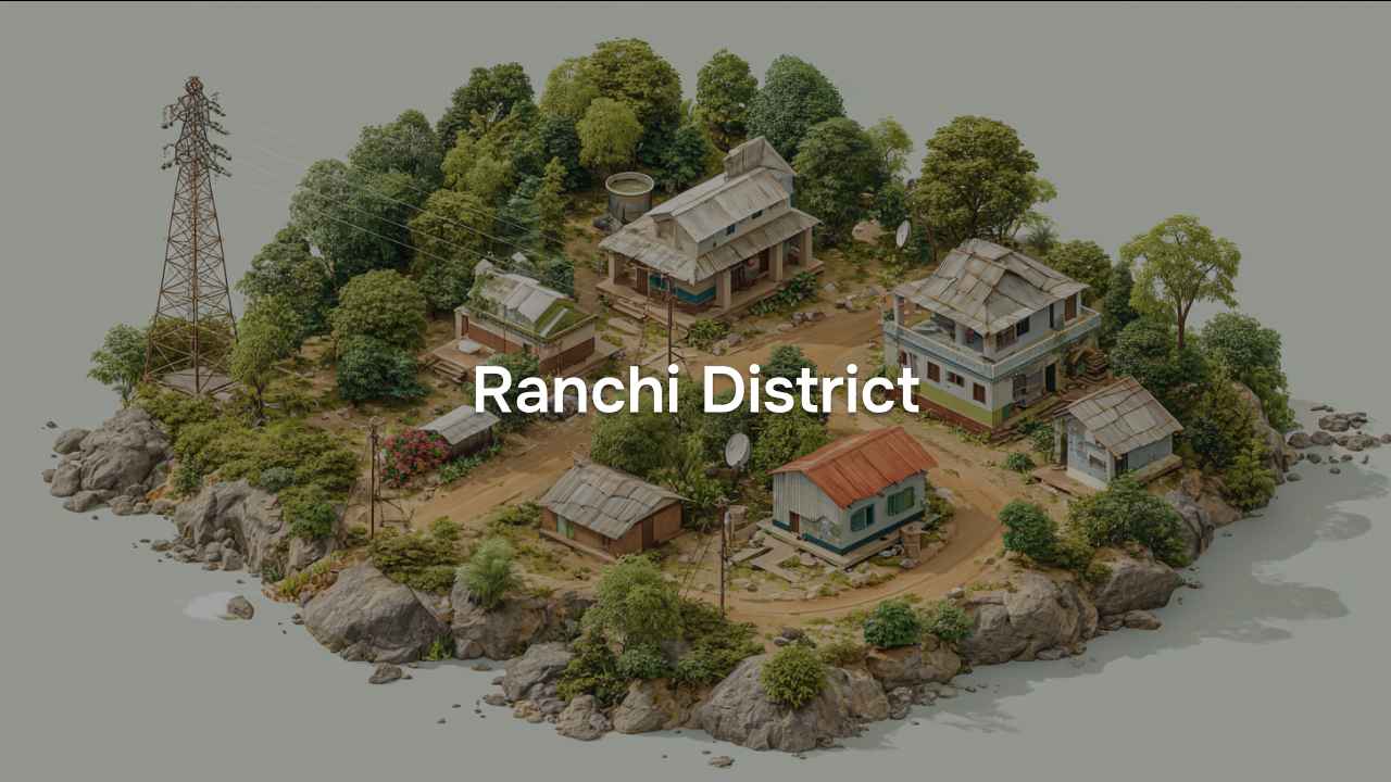 Village Amenities for Ranchi District of Jharkhand, 2011