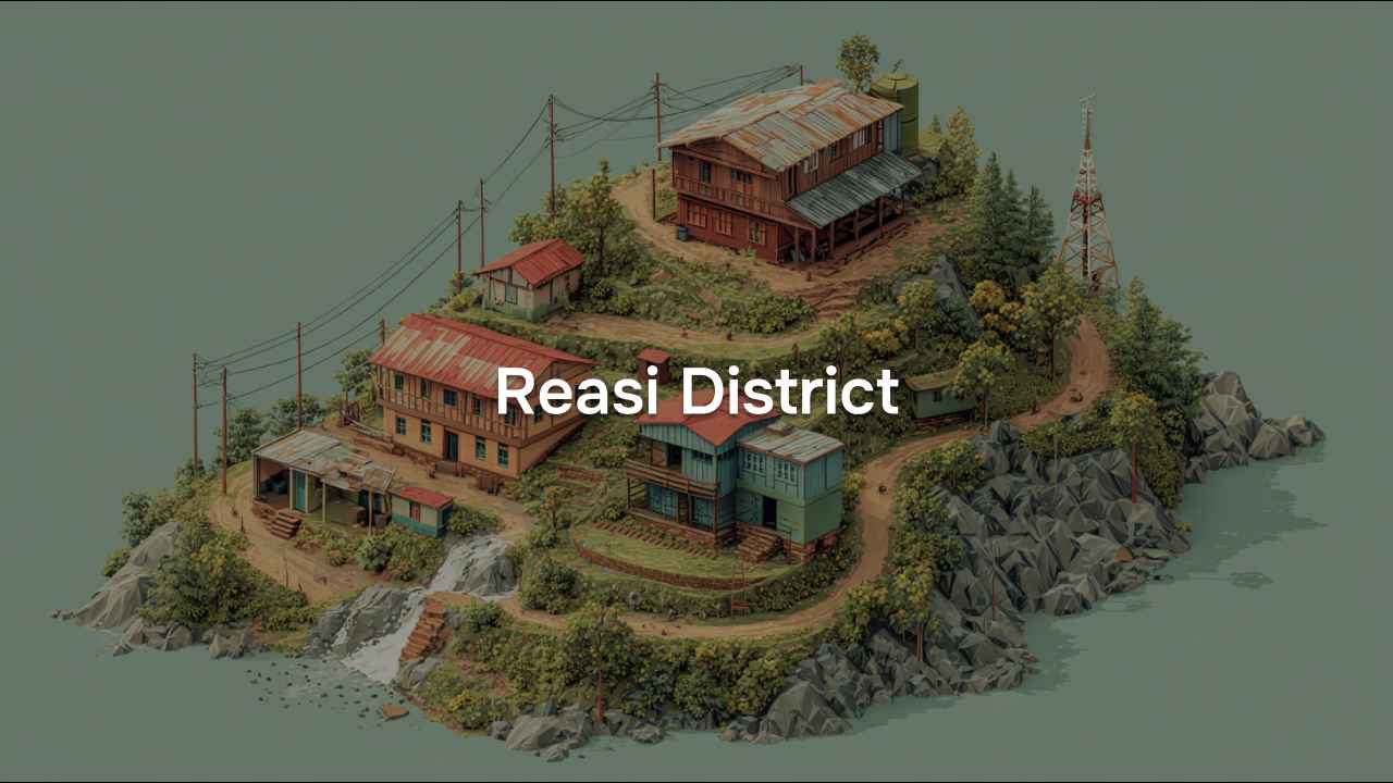 Village Amenities for Reasi District of Jammu Kashmir, 2011