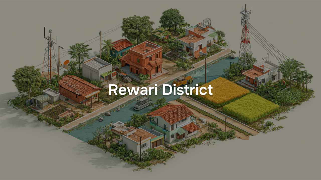 Village Amenities for Rewari District of Haryana, 2011