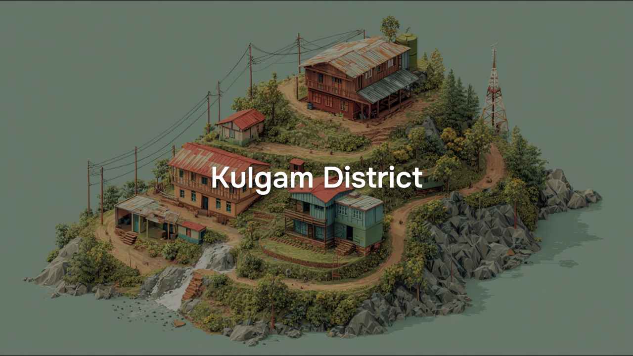 Village Amenities for Kulgam District of Jammu Kashmir, 2011