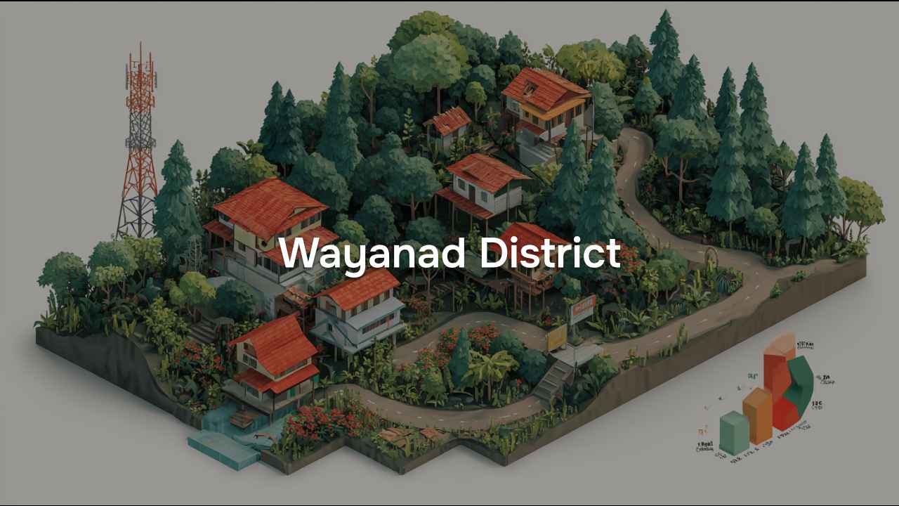 Village Amenities for Wayanad District of Kerala, 2011