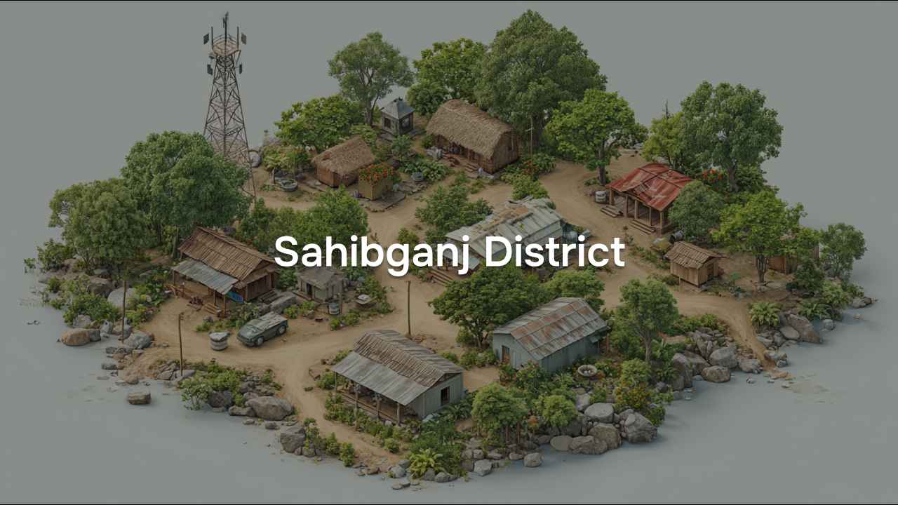 Village Amenities for Sahibganj District of Jharkhand, 2011