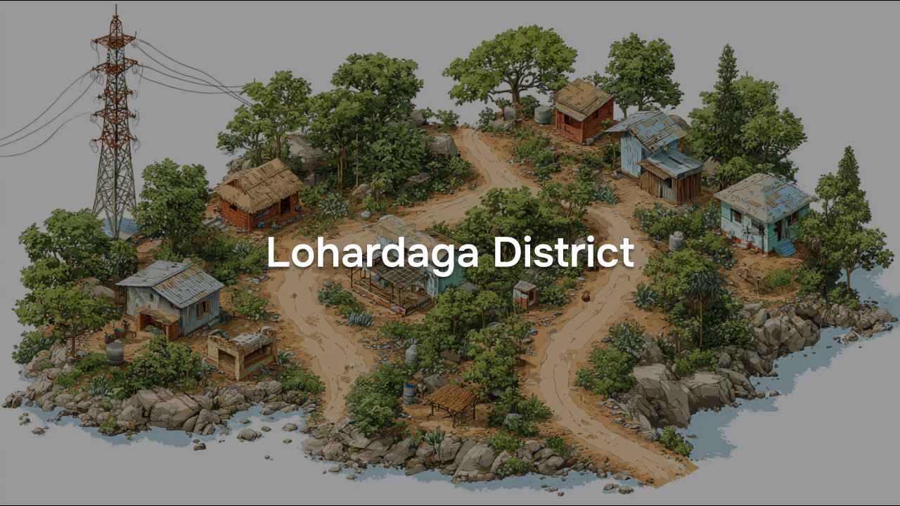 Village Amenities for Lohardaga District of Jharkhand, 2011
