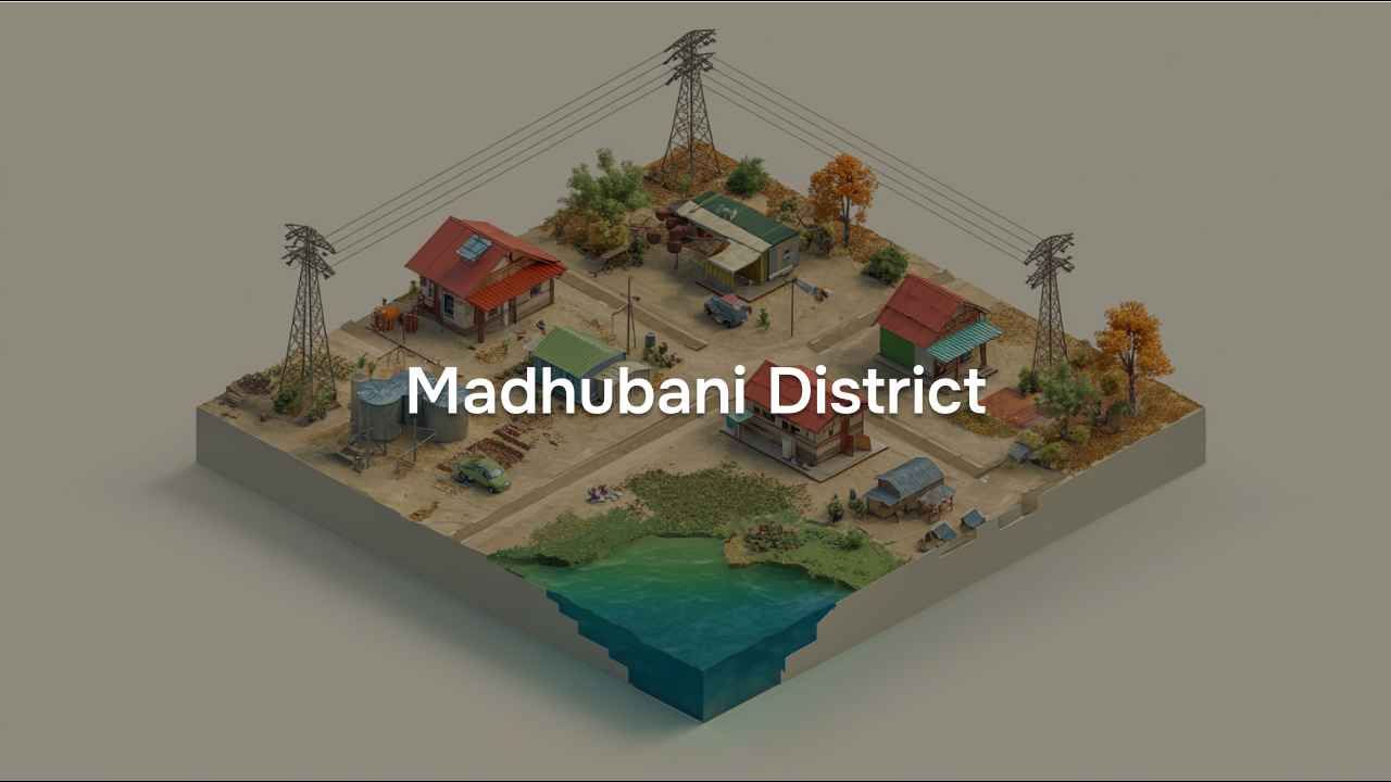Village Amenities for Madhubani District of Bihar, 2011