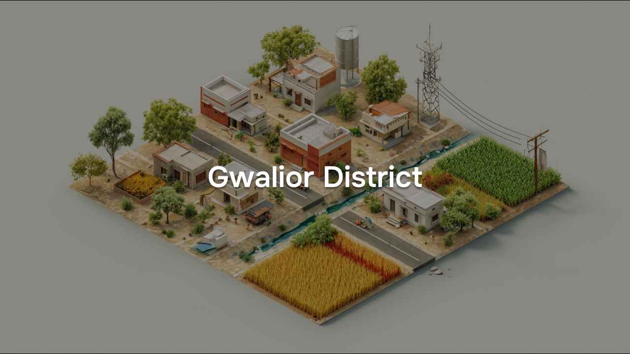 Village Amenities for Gwalior District of Madhya Pradesh, 2011