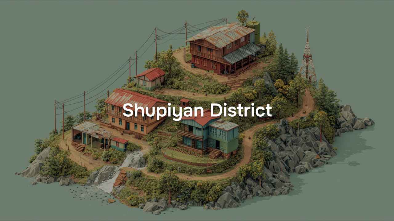 Village Amenities for Shupiyan District of Jammu Kashmir, 2011