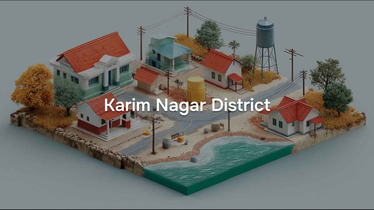 Village Amenities for Karimnagar District of Andhra Pradesh, 2011