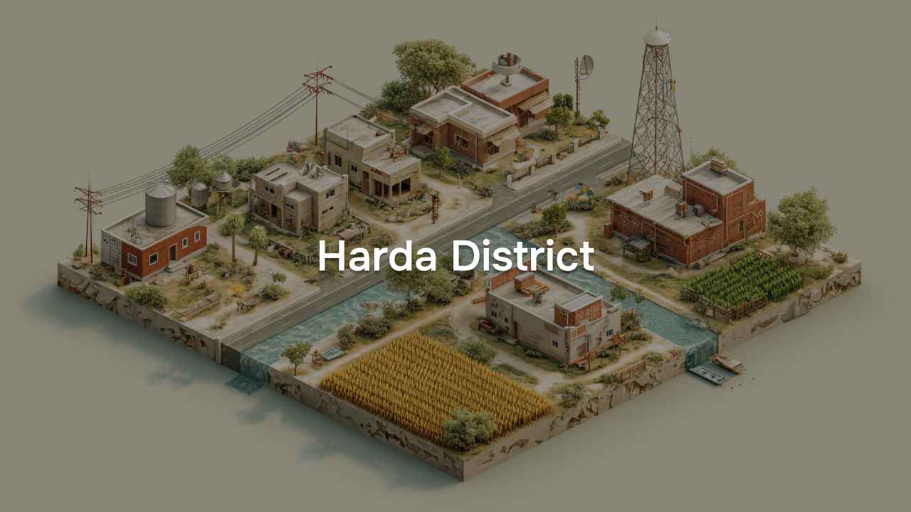 Village Amenities for Harda District of Madhya Pradesh, 2011