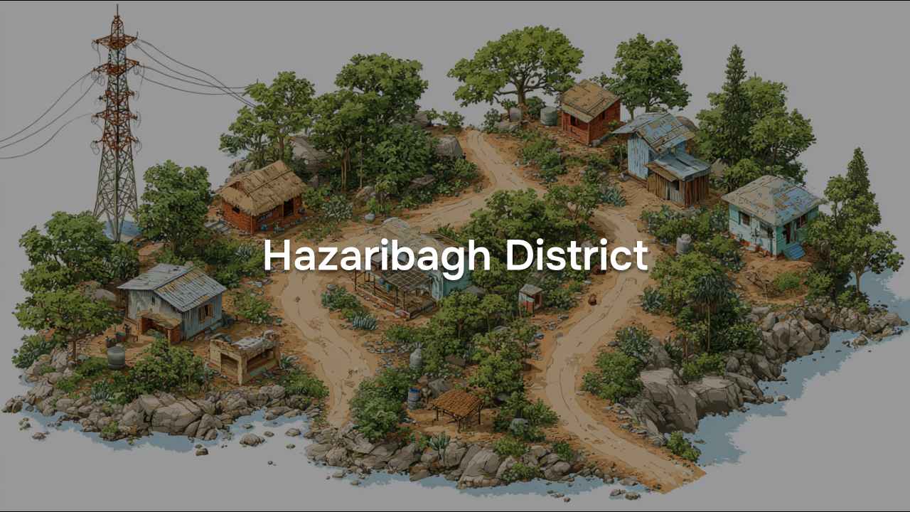 Village Amenities for Hazaribagh District of Jharkhand, 2011