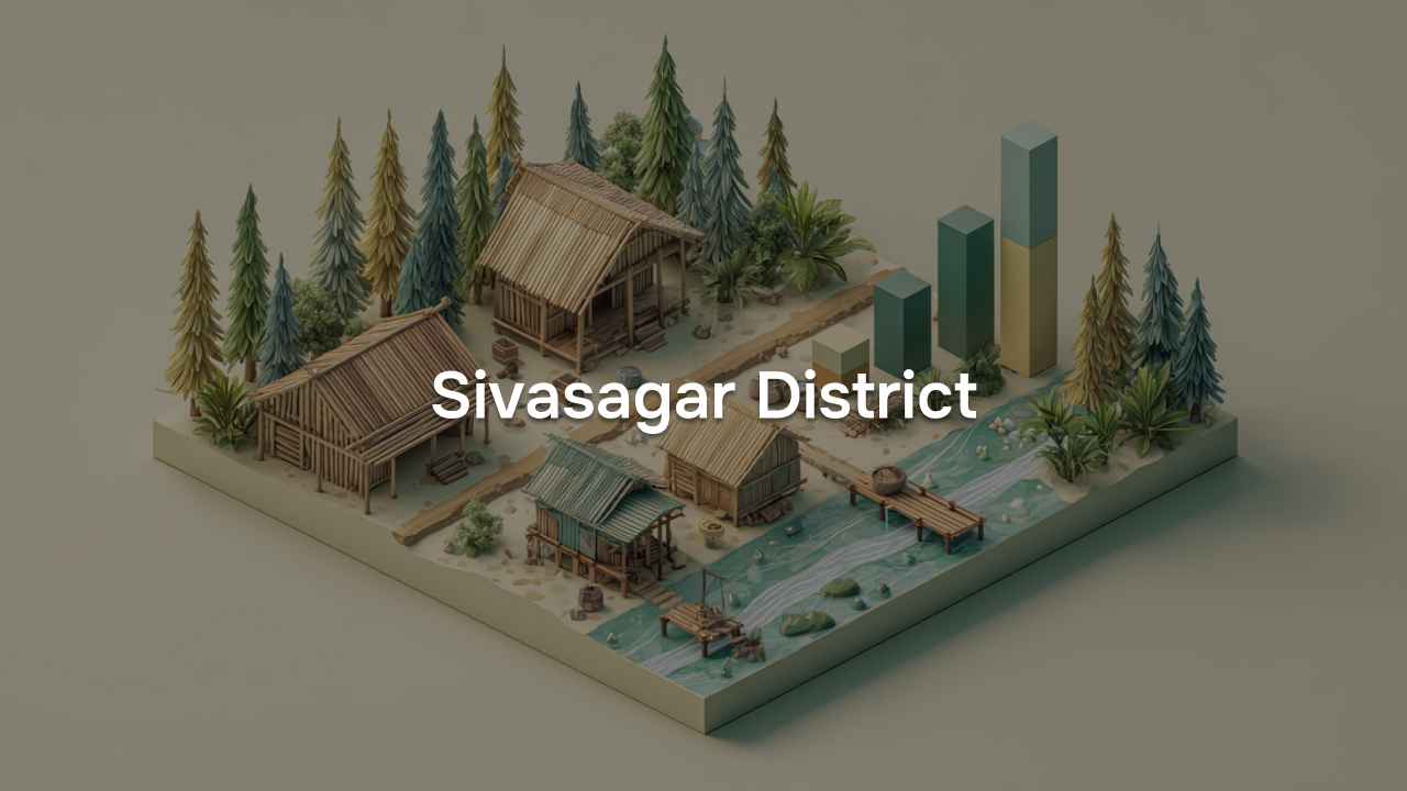 Village Amenities for Sivasagar District of Assam, 2011