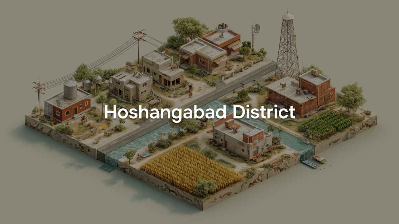 Village Amenities for Hoshangabad District of Madhya Pradesh, 2011