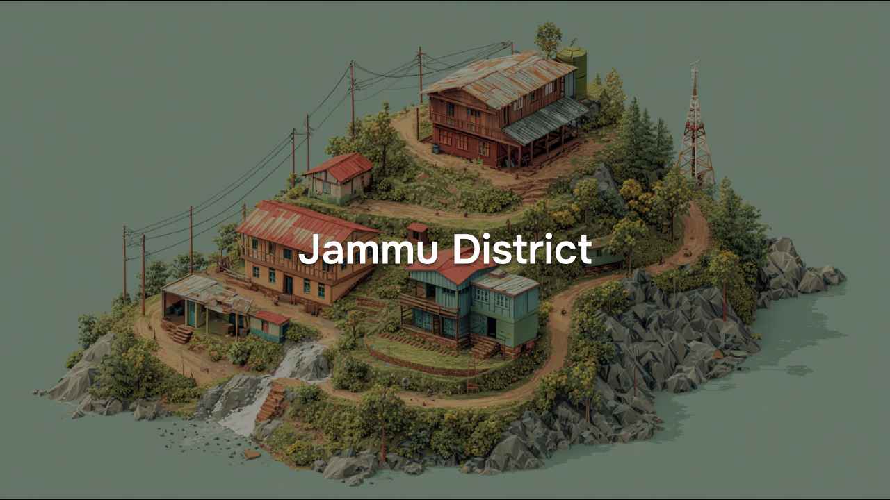 Village Amenities for Jammu District of Jammu Kashmir, 2011