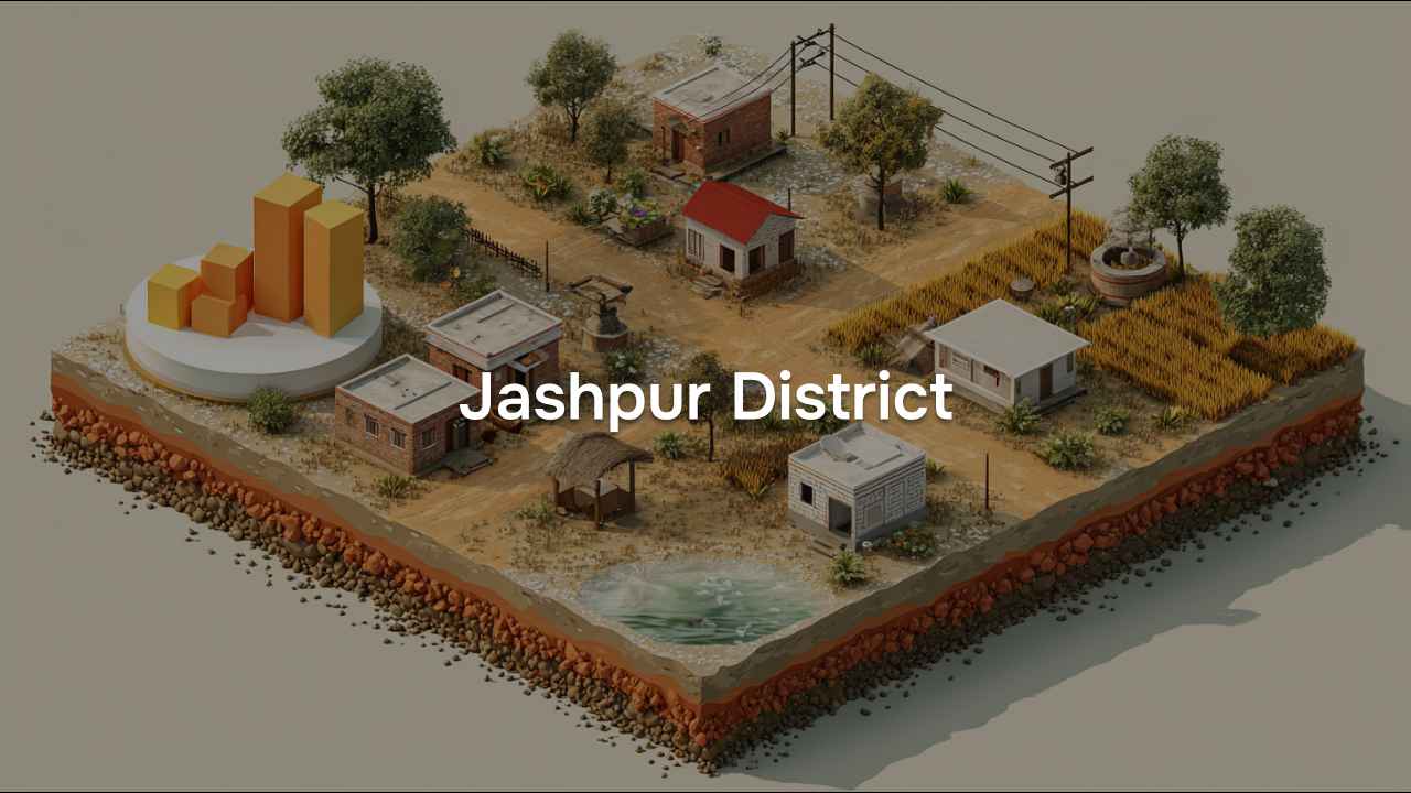 Village Amenities for Jashpur District of Chhattisgarh, 2011