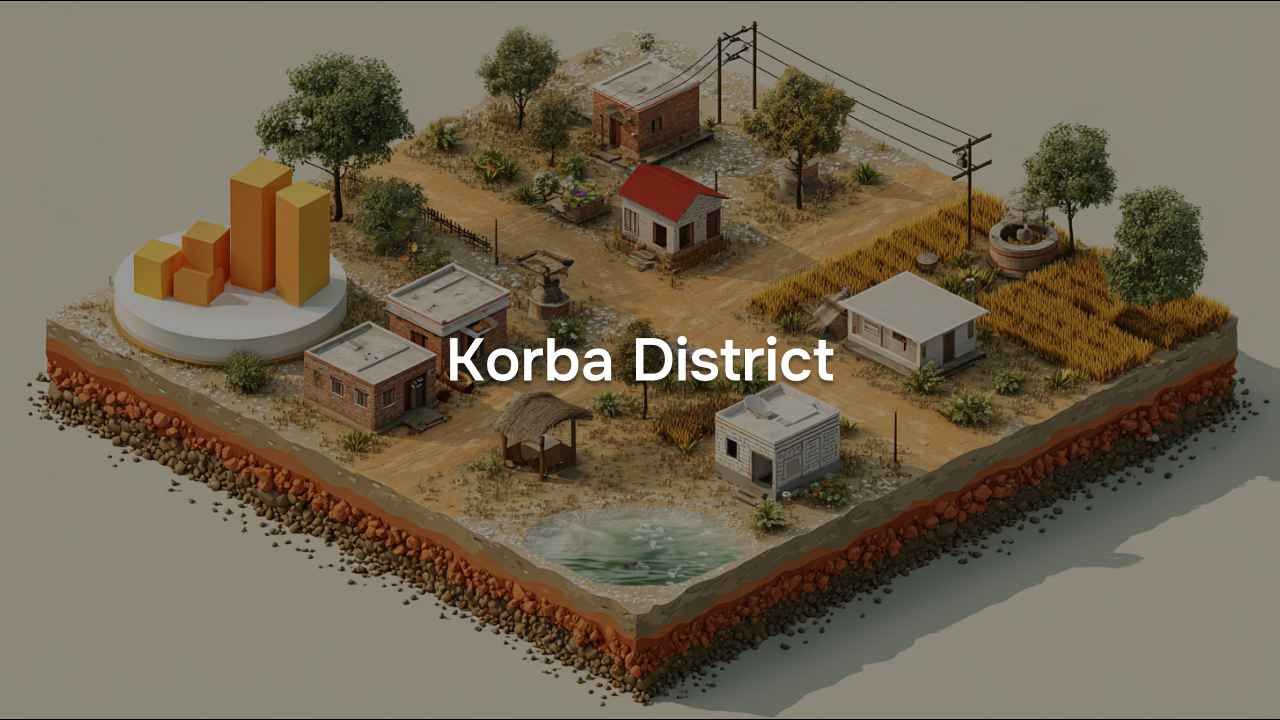 Village Amenities for Korba District of Chhattisgarh, 2011