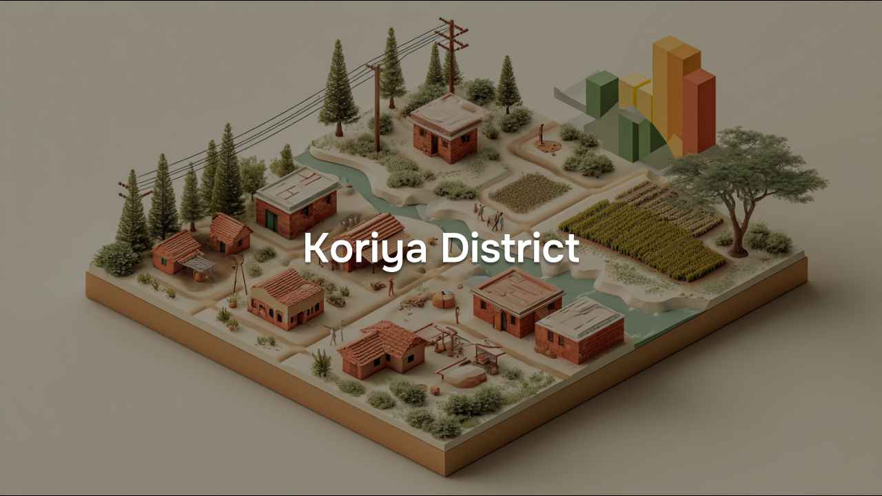 Village Amenities for Koriya District of Chhattisgarh, 2011