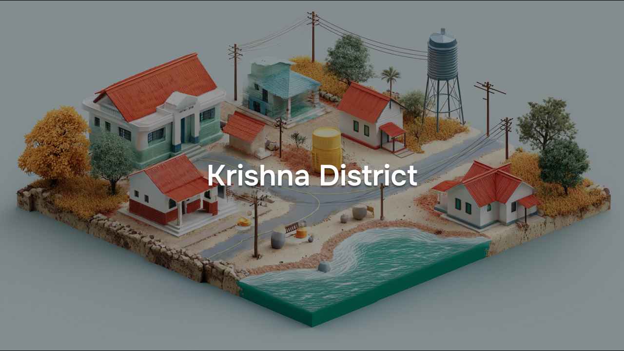 Village Amenities for Krishna District of Andhra Pradesh, 2011