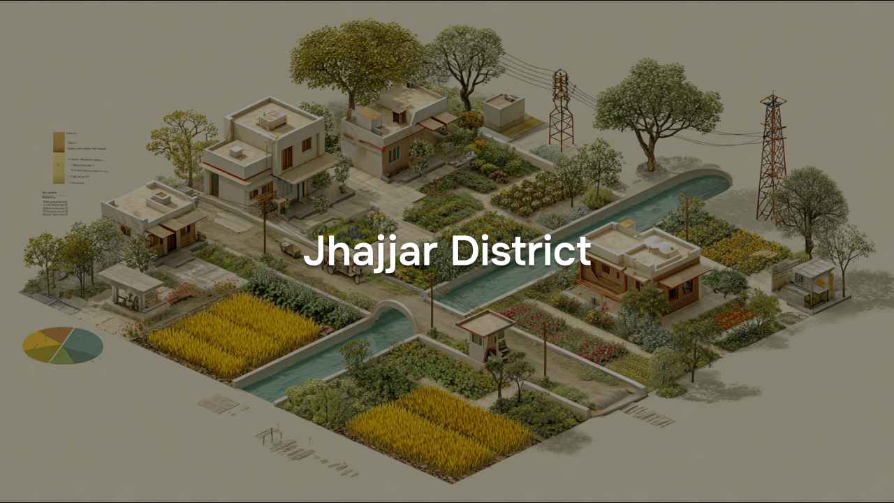 Village Amenities for Jhajjar District of Haryana, 2011