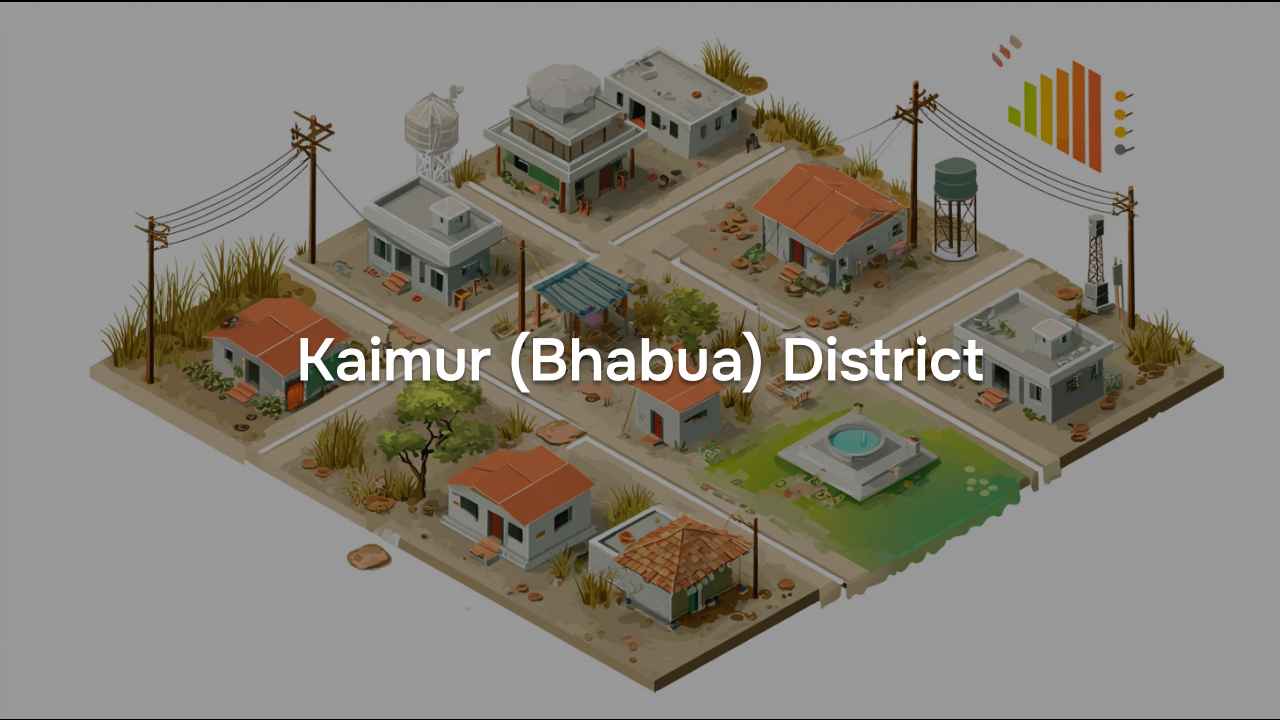 Village Amenities for Kaimur (Bhabua) District of Bihar, 2011