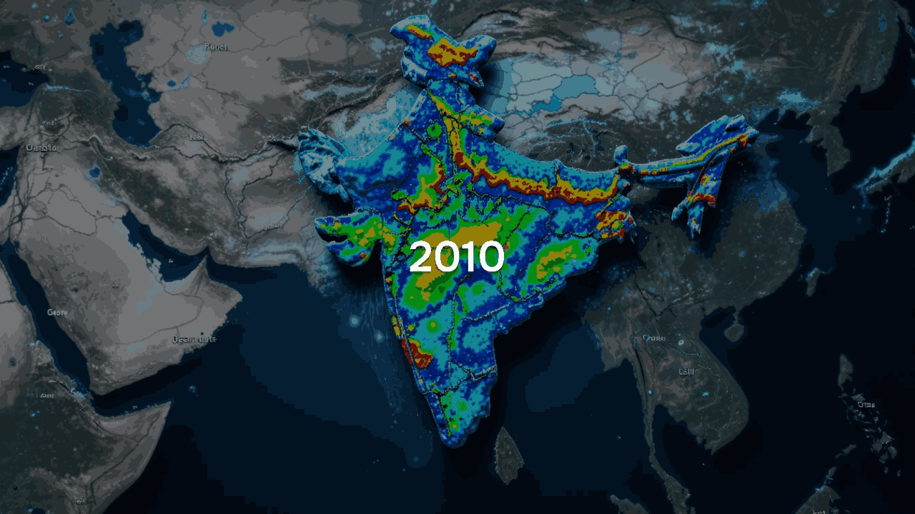 Surface Temperature 2010 India