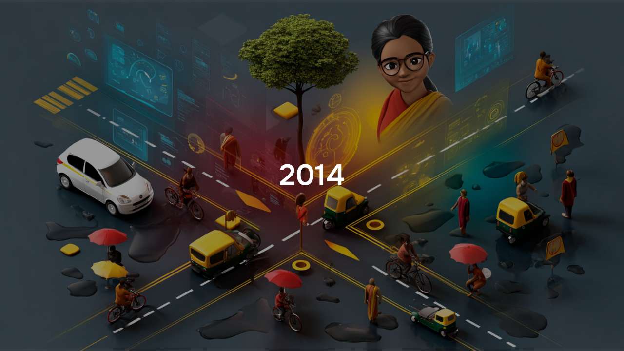 Accidents classified according to road condition during 2014