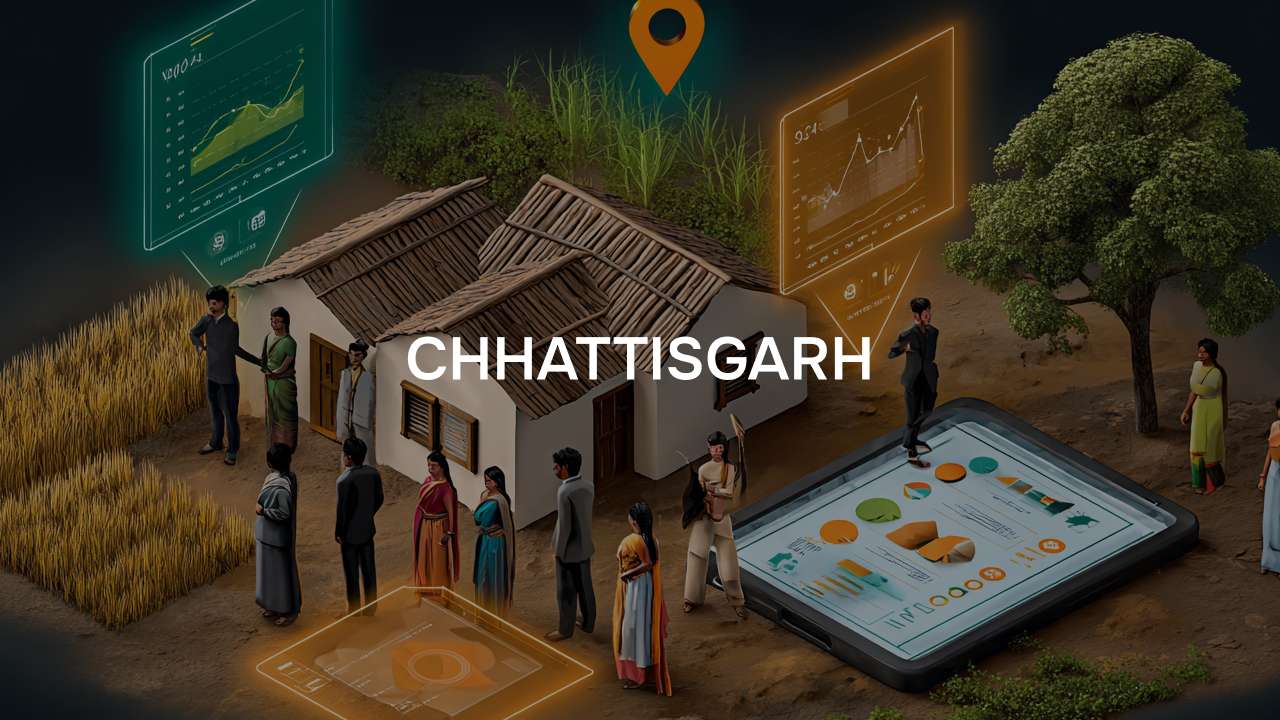 CHHATTISGARH - Village-wise Survey Data for Mission Antyodaya 2020