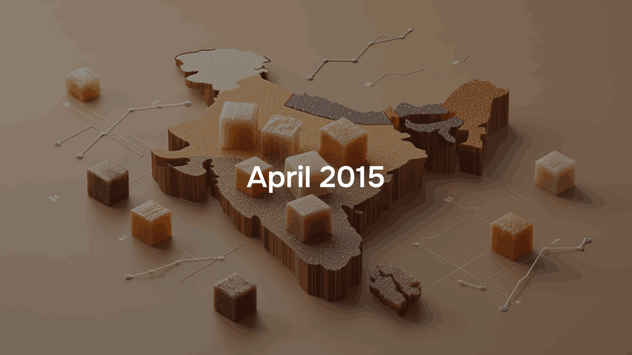 Daily wholesale price of Gur upto April - 2015